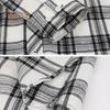 Men's Shirt Long Sleeve Plaid Lapel Top Loose Fit Casual Flannel Coat for Spring Autumn Office Party Vacation Home Date