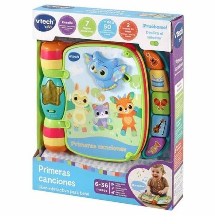 VTech - Premières Chansons Livre Interactif Pour Bébé, - 3480-166777