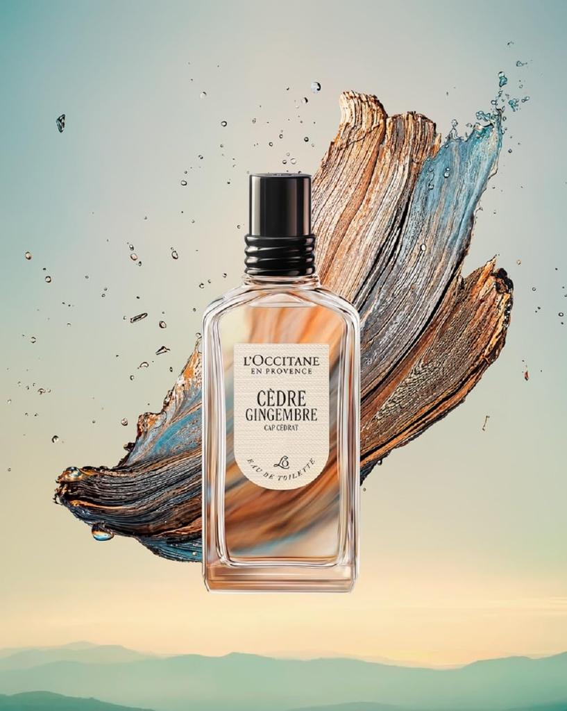 Cedar Gengembre Eau de Toilette 50mL Perfume Fragrance for Men and Popular Birthday Gift L'OCCITANE [Cedra Homme] Women,