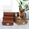 Luxurious Leather Dog Stairs For Small Dogs Perfect For Climbing Onto Sofas And Beds