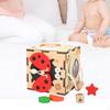Shape Sorting Box Toys Educational Matching Game , Wooden Activity for Birthday Gift