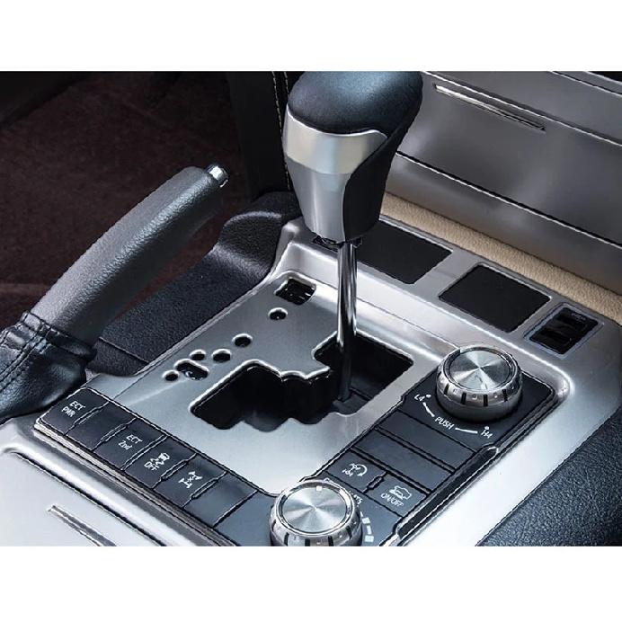 New 304 Stainless Steel Center Console Cover Trim Gear Shift Panel For LC200 2016 2017 2018 Land Cruiser