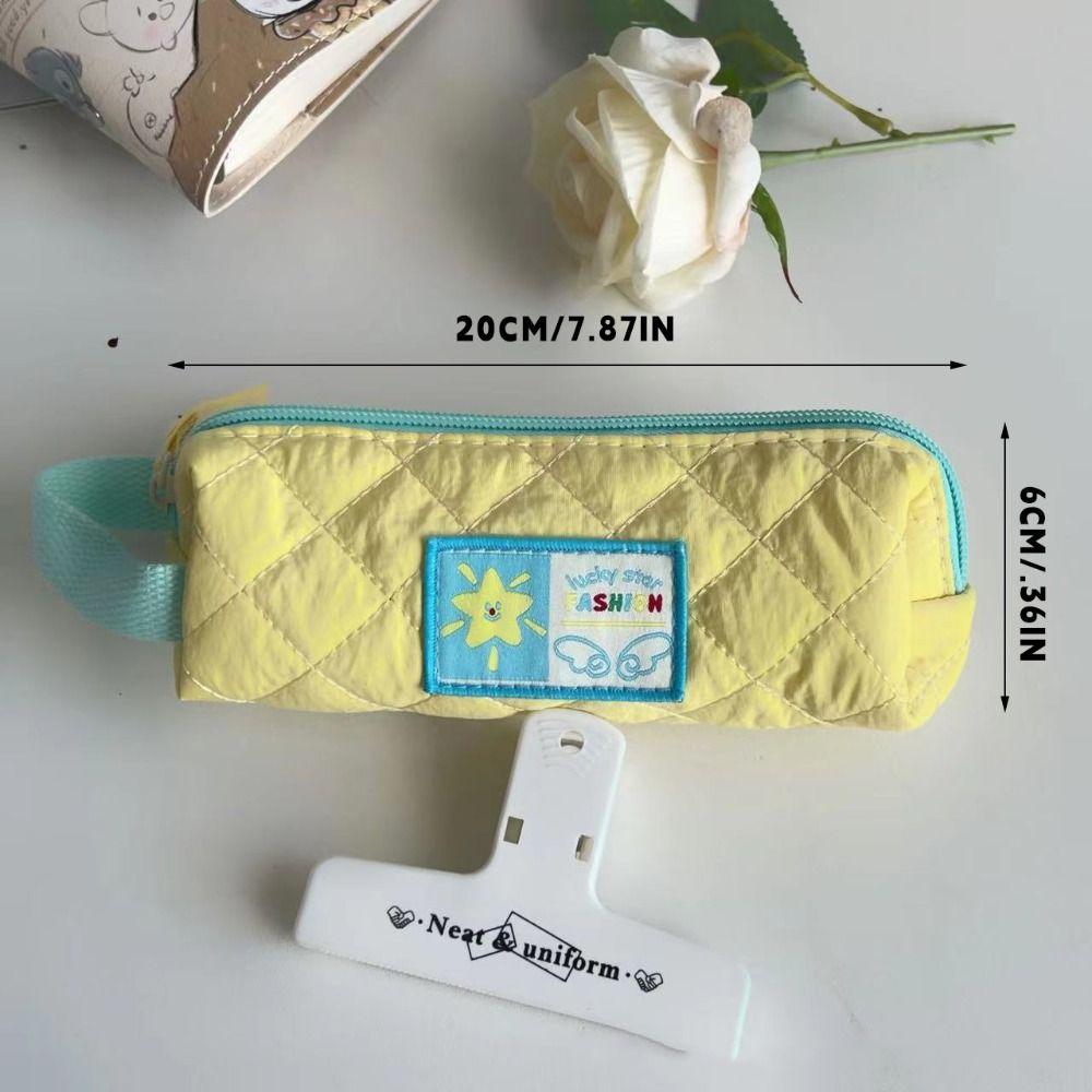 Canvas Pencil Case Handheld Stationery Organizer New Stationery Bag  Gift