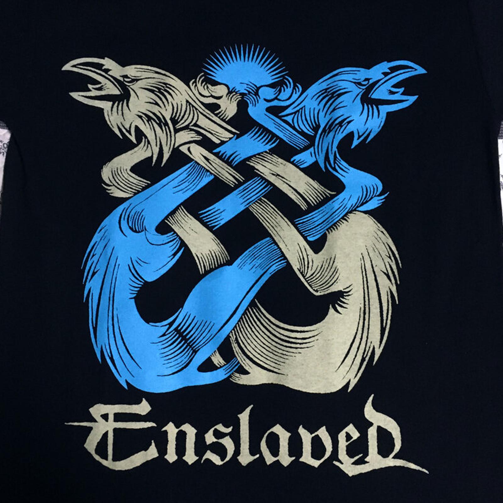 vtg Enslaved band black T-shirt Unisex tee All sizes S-5Xl XX866 XXXXL