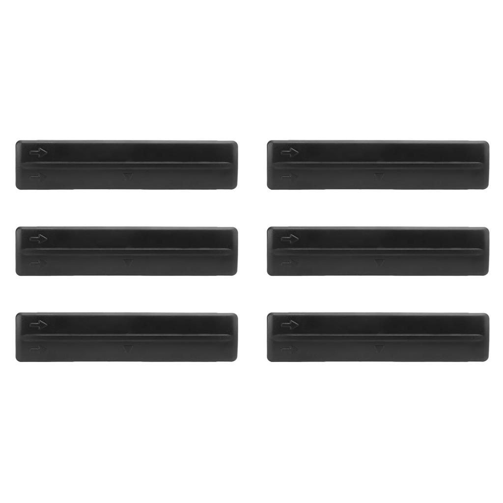 6PCS Roof Rack Removal Cover High Strength ABS Roof Drip Rack Molding Trim Clips Set for Fj Cruiser 