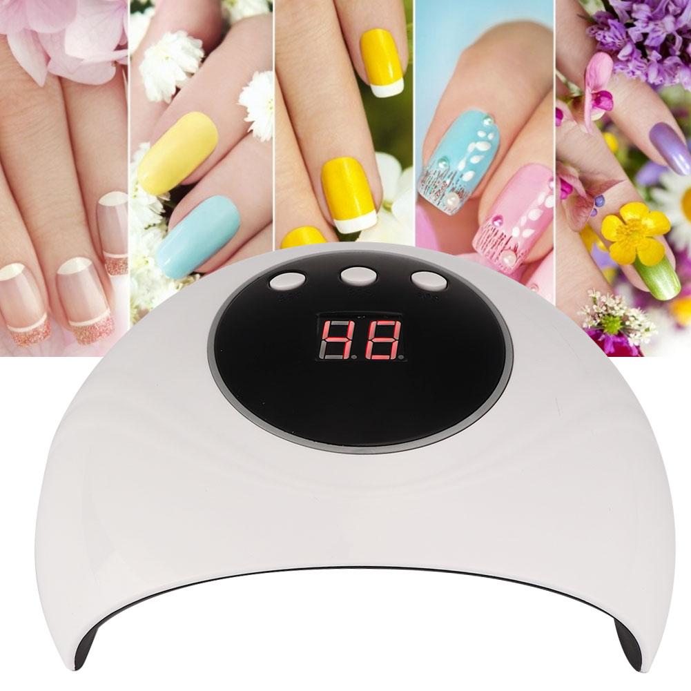 36W Intelligent Timing UV Gel Lamp Nail Curing Machine Nail Polish Dryer Manicure Tool