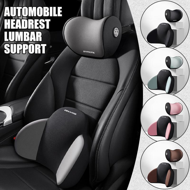 Appui-tête en mousse à mémoire de forme pour voiture, 1 pièce, oreiller de cou d'avion, accessoires de voyage, Anti-fatigue, repose-taille, coussin de soutien Auto