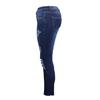 2024 Summer Jeans High Elastic 9/4 Split Hole Women's Tight and Hip Lifting Fashion Denim