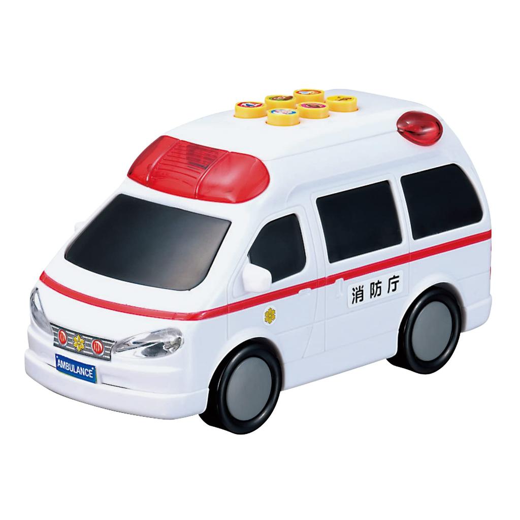 Maruka Talking Ambulance Toy Car, Ages 3 and Up, 190479