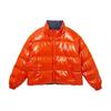 Wendbare Enganliegende Glänzende Dopamin Daunenjacke Damenjacken Orange 12877424