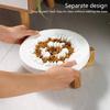 Pet Cats Dog Slow Food Bowl Fat Help Healthy Smooth Round Thickened Bowl Elevated Stand