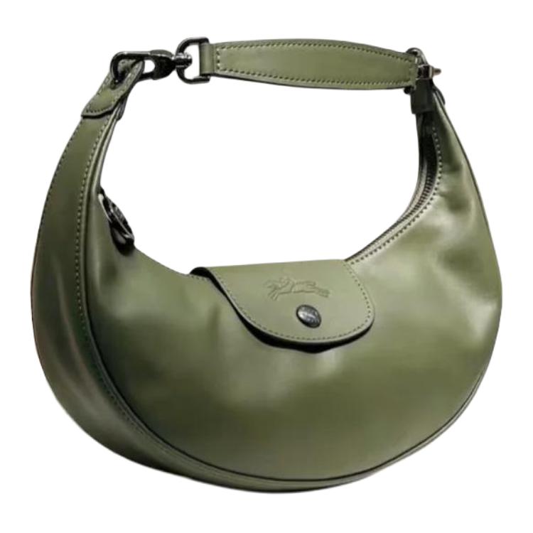 

Longchamp Le Pliage Xtra Logo Design Leather Shoulder Bag Small Women Shoulder Bag Cedar 10316987549 Basic Set (Bag+Dust Bag)