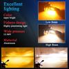 1pcs P15d Led Motorcycle Headlights H4 Bulb Ba20d Led Headlamp Moto Driving Lights High Low Beams Amber Fog Lamp 6000k White Led