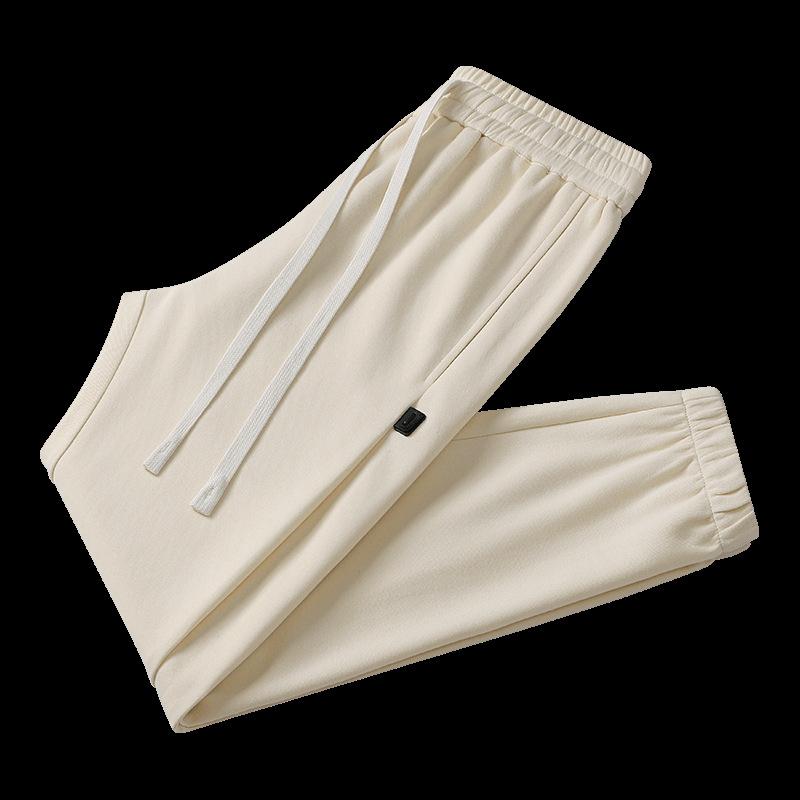 Spring and Autumn Fashion Men's Leggings, Plus Size Men's Pants, Loose Casual Sweatpants Straight Tube Pants