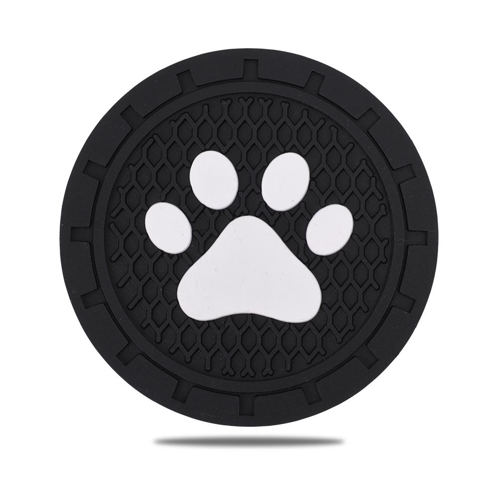 Car Coaster Double Diamond Auto Water Cup Groove Non-slip Pad Honeycomb Heat Insulation Anti Scalding Mat Car Door Groove Mat