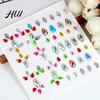 Colorful Adhesive Stickers Rhinestone for DIY Crafts Star Moon Gem Shiny Scrapbooking & Journaling Self-Adhesive Sparkling Gems Card Making Exquisite