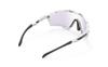 RUDY PROJECT Sport Sunglasses Cutline White Frame ImpX2 Photochromic Purple White Bumper SP637569-S008