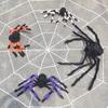Araña Negra Artificial Decoración de Banquete de Festival de Fiesta de Terror de Halloween