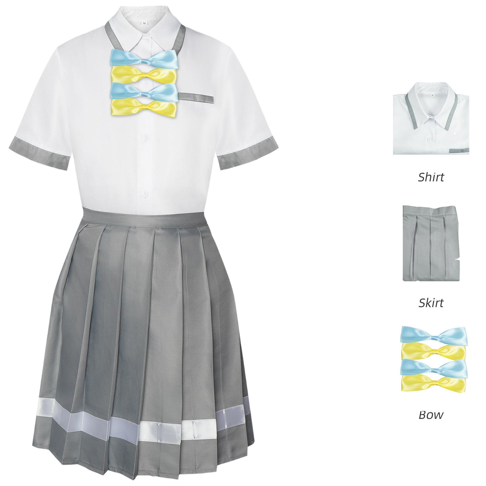 

Many Too Losing Heroines Character Hikaru Tono Women Dress Cosplay Costume Set XS синій