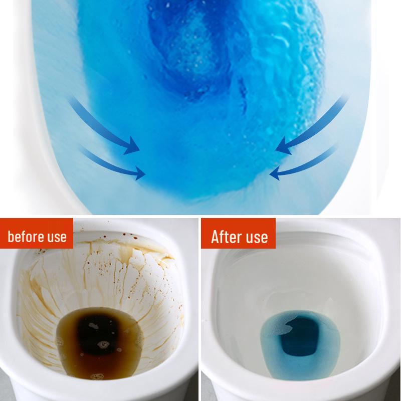Blue Bubble 10-Pack Toilet Cleaner: Powerful Deodorizer & Descaler Blocks
