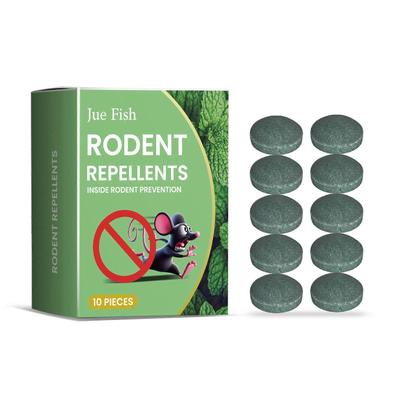 Rodent Repellent, 10 Pack Peppermint Lemon Oil Mice Repellent for Squirrel Rats Spider Pests, Natural Deterrent for Kitchen, Warehouse, Indoor, Outdoo