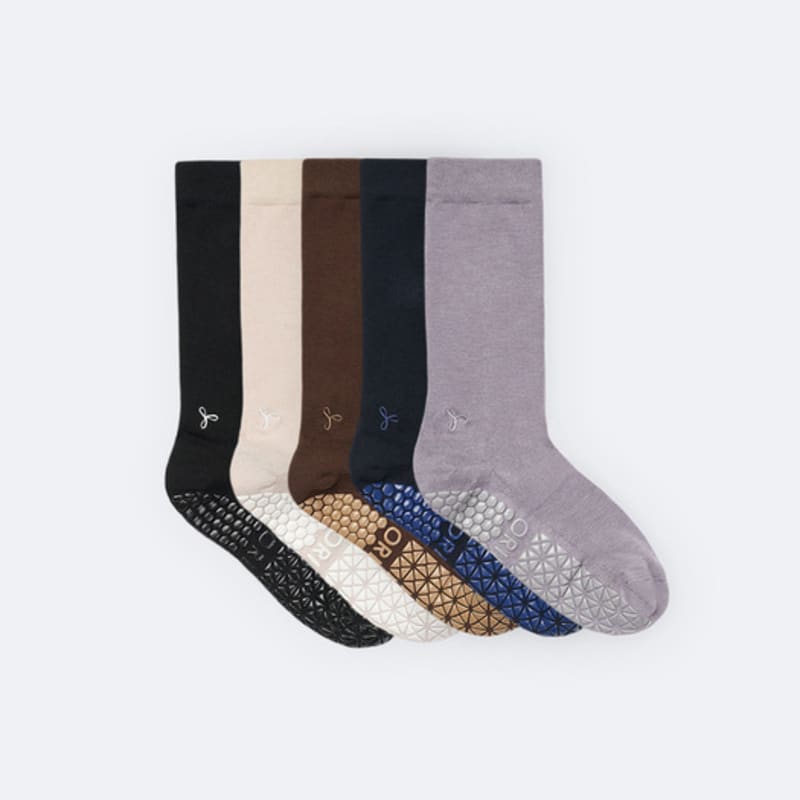 

ORIENA Нескользящие средние носки Pro Grip Beige_Pro Grip