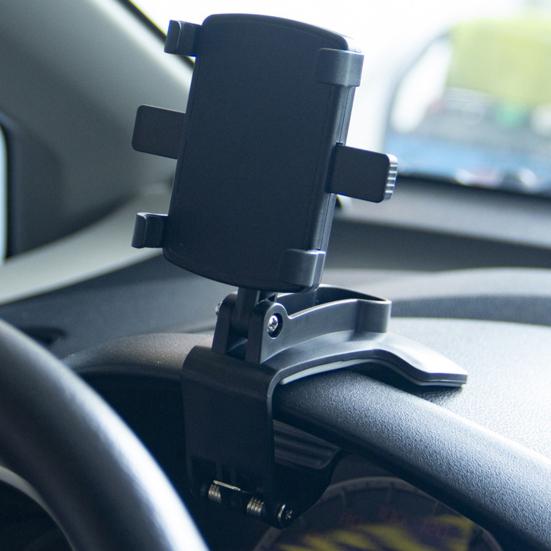 Supporto per Telefono da Auto Rotazione a 360 gradi Clip-on Supporto per Telefono da Auto Cruscotto Parabrezza Bocchetta di Ventilazione Supporto per Cellulare per Smartphone 3"-7"