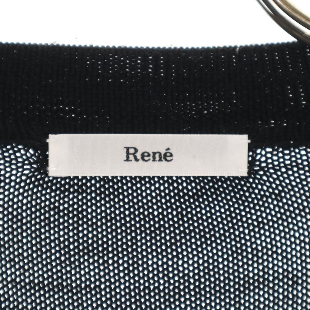 Rene made in Japan Langarm langer Strickcardigan 38 schwarz Damen Gebraucht