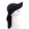Damski Klasyczny Jednokolorowy Turban Kapelusz Outdoorowy Daszek Kapelusze Słoneczne Zakrzywiony Kapelusz Czapka z Daszkiem Kapelusze Słoneczne Chusta na Głowę Szalik Femme