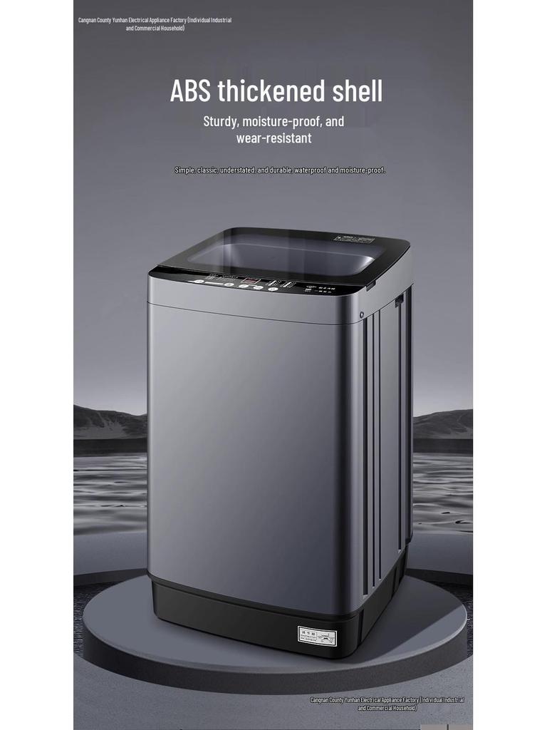 Compact Washer-Dryer Combo: Fully Automatic, Large Capacity, Ideal for Rentals and Small Dorms
