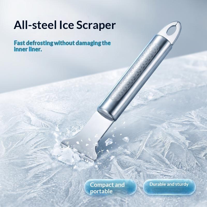 Stainless Steel Freezer Deicers Refrigerator Deicers Ice Scraper Defrost Cleaning Shovel Household Cleaning Gadget Removal Scoop