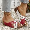 Summer Women Wedge Sandals Premium Orthopedic Open Toe Sandals Vintage Anti-slip Leather Casual National Style Shoes for Women
