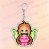 Adorbale Pixel Fairy Magical Girl Keychains for Accessories Bag Stella Musa Tecna Keyrings Jewelry Magic Fairies Fans Gifts