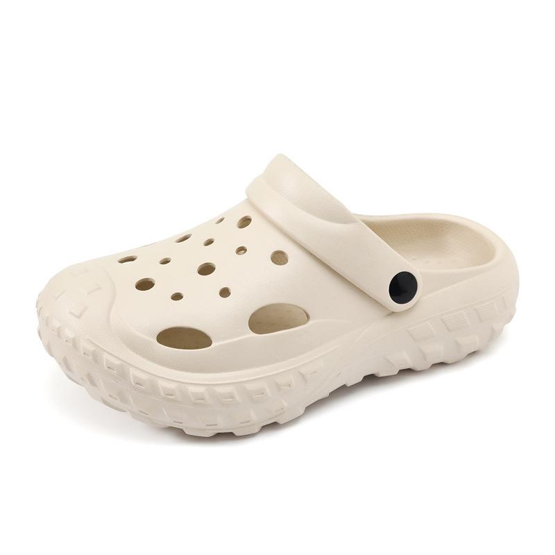 Thick-soled hole shoes, non-slip and deodorant for summer wear, fashionable soft-soled comfortable new versatile beach sandals