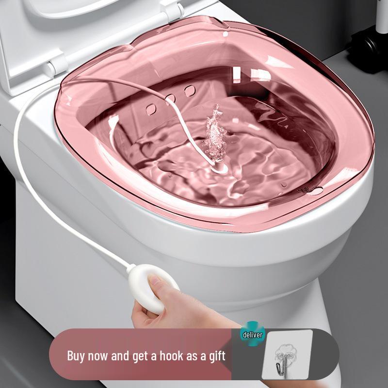 Postpartum Perineal Sitz Bath Basin - No Squatting Fumigation Care for Pregnant, Elderly, and Postpartum Women