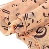 Clef Printed Women Neck Scarf Sheet Muffler Music Note Printed Scarf Chiffon Silk Scarf Shawl