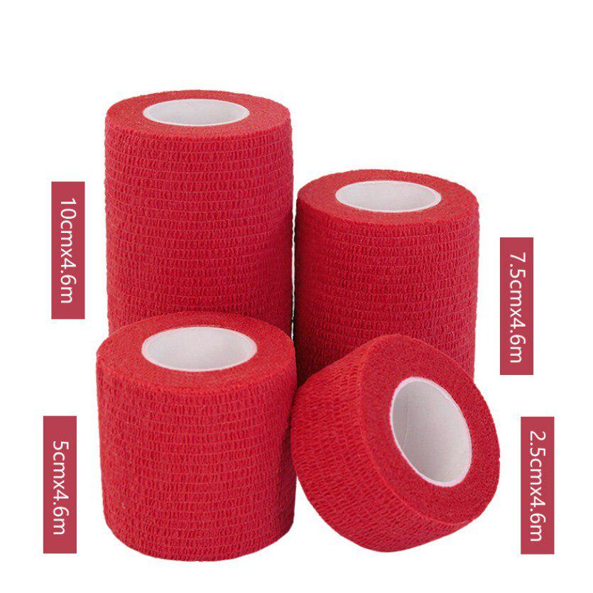 4.6M Sport Tape Waterproof Self Adhesive Elastic Bandage Muscle Tape Finger Joints Wrap Bandage Nonwoven Cohesive Bandage