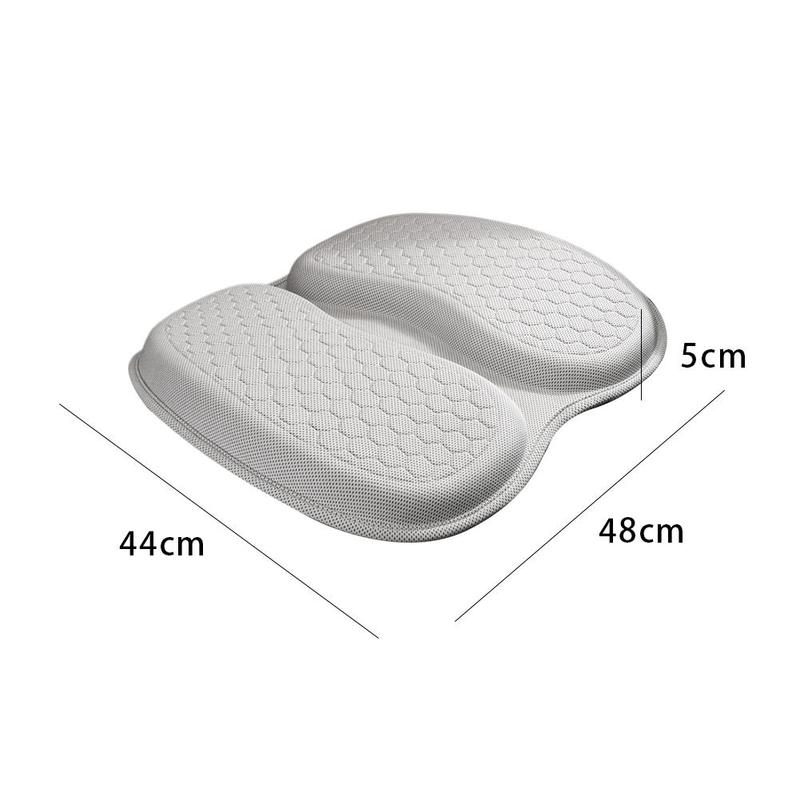 Summer Cooling Gel Seat Cushion Ergonomic Honeycomb Structure Breathable Non Slip Pad Suitable for Car Office Seating Comfort