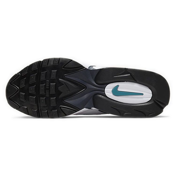 nike air max triax 96 white deep emerald obsidian