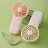 Mini Handheld Fan With Fast Speed Motor Battery Powered Portable Air Circulation For Hot Weather Activity