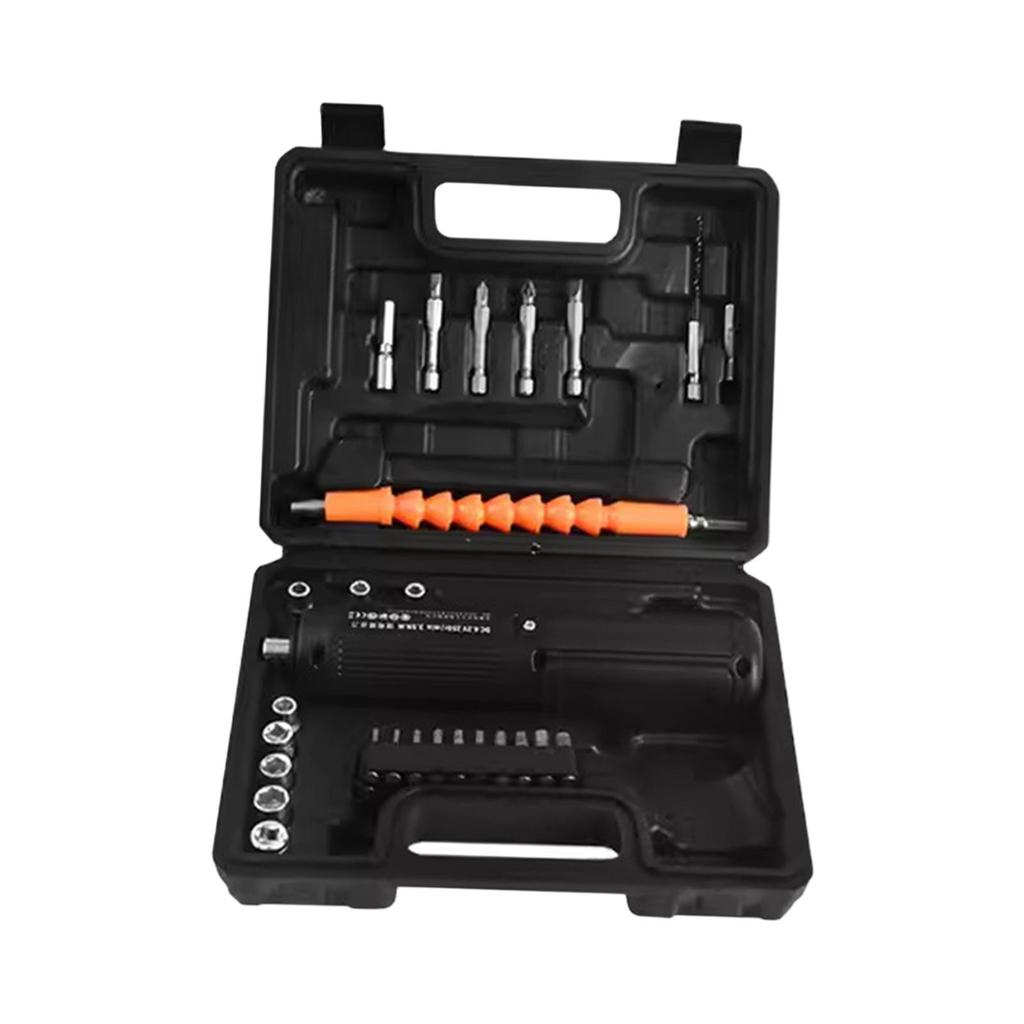 Electric Screwdriver Set Home Gadget Cordless Screwdriver Kit for Wood Board Drilling Furniture Installation Electrical Repairs