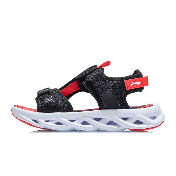 Сандалии Li Ning Kids Arc с амортизацией Детские сандалии Черный Красный YKUR006-1 32