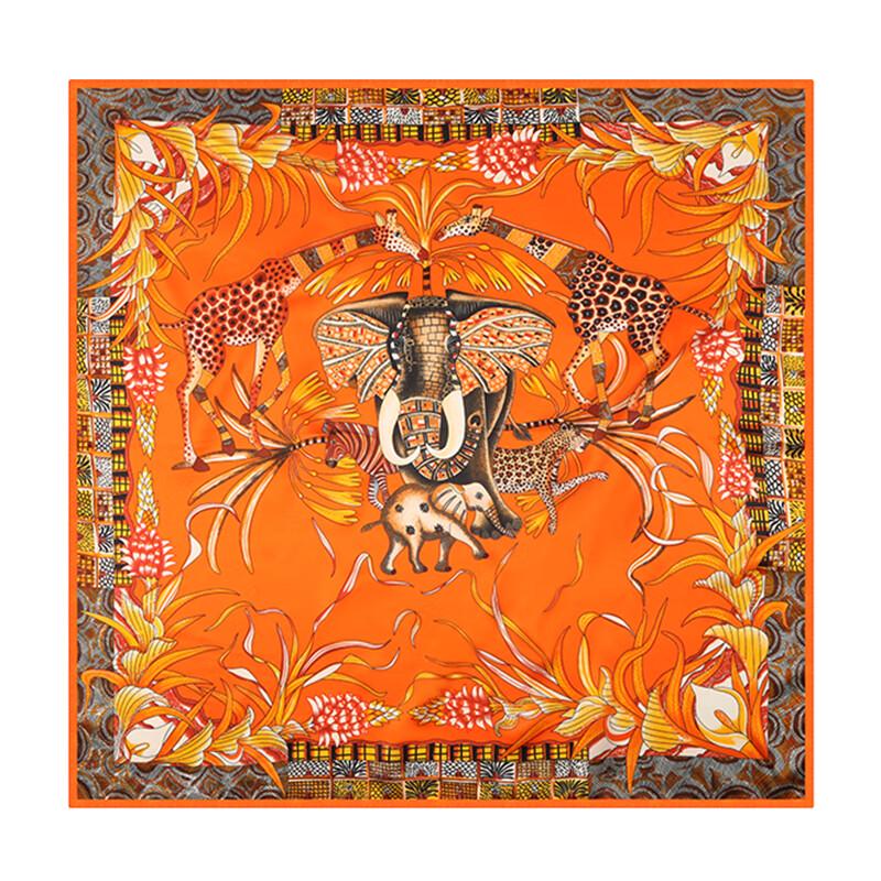 Aisi Yalan 100% Mulberry Silk Small Square Scarf