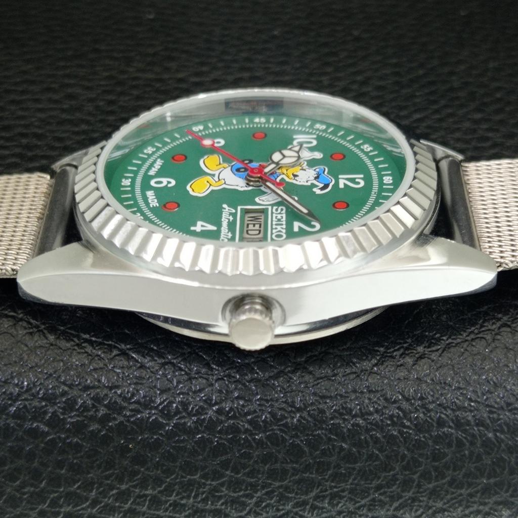 REFURBISHED SEIKO AUTOMATIC 6309A JAPAN MENS VINTAGE GREEN DIAL WATCH a443117-1