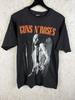 90er Axl Rose Guns N Roses Rock Metal Band Single Stitch T-Shirt verblasstes Schwarz ~M Unisex T-Shirt