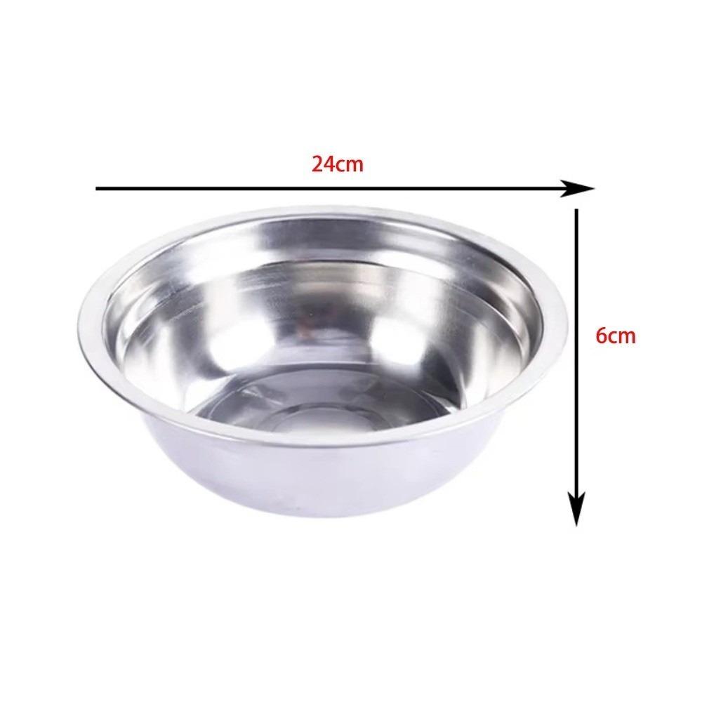 Stainless Steel Soup Pot Food Grade Salad Mixer Basin  Kitchen Cooking Tools