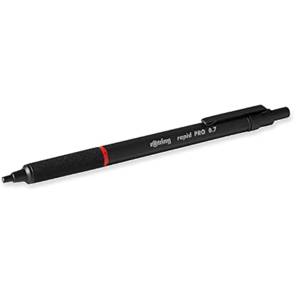 Rottling Mechanical Pencil Rapid Pro 0.7mm Black 1904-257 [Genuine Japanese]