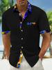 Men's Short Sleeve Linen Shirt, Casual Breathable Summer Essential for Daily Wear