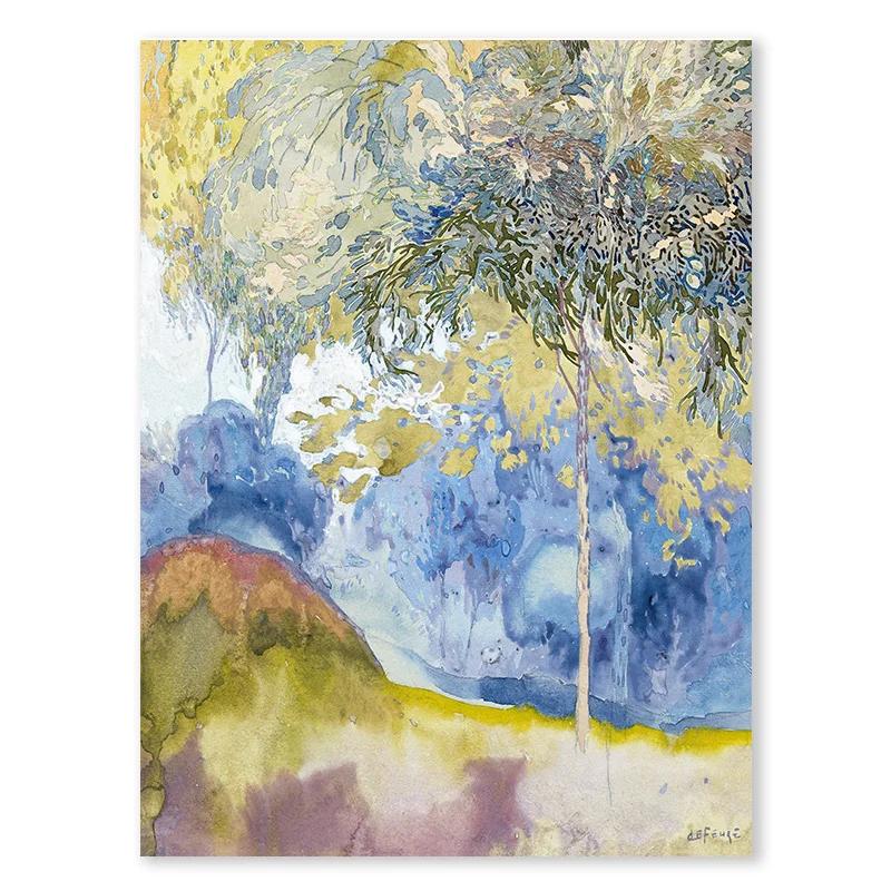 Monet Colour System Landscape Print Wall Art Nordic Village River Alpine Poster Beauty Canvas Painter Living Room Decoration