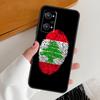 Lebanese Lebanon Flag For Realme C55 C53 C51 C35 C67 C25S C21Y C30 C31 C33 9 10 11 12 Pro Plus GT Neo 6 GT5 Case